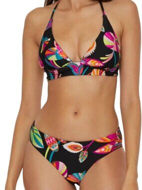 Trina Turk 'Luminary' Reversible Banded Halter Bikini Set Swimsuit